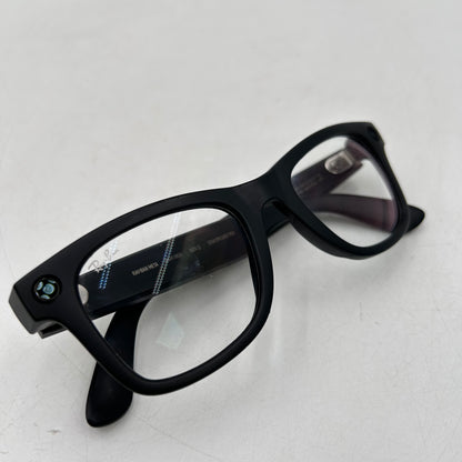 Ray-Ban Meta Wayfarer Gen 2 Matte Black Standard RW4012 AI Smart Glasses Read