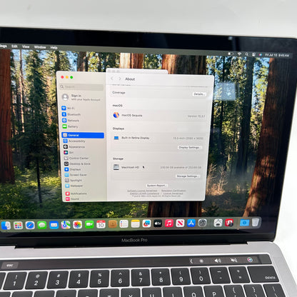 2019 Apple MacBook Pro 13.3" i5 1.4GHz 8GB RAM 256GB SSD Silver A2159