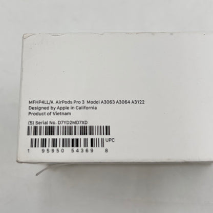 New Apple AirPods Pro 3rd Gen with MagSafe Charging Case MFHP4LL/A