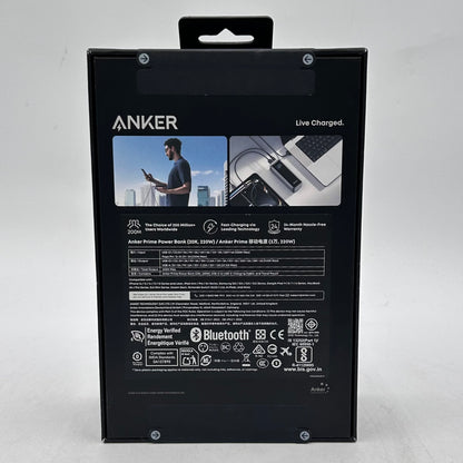 New Anker Prime Power 220W Power Bank A110B Black Ultra-Fast Charging