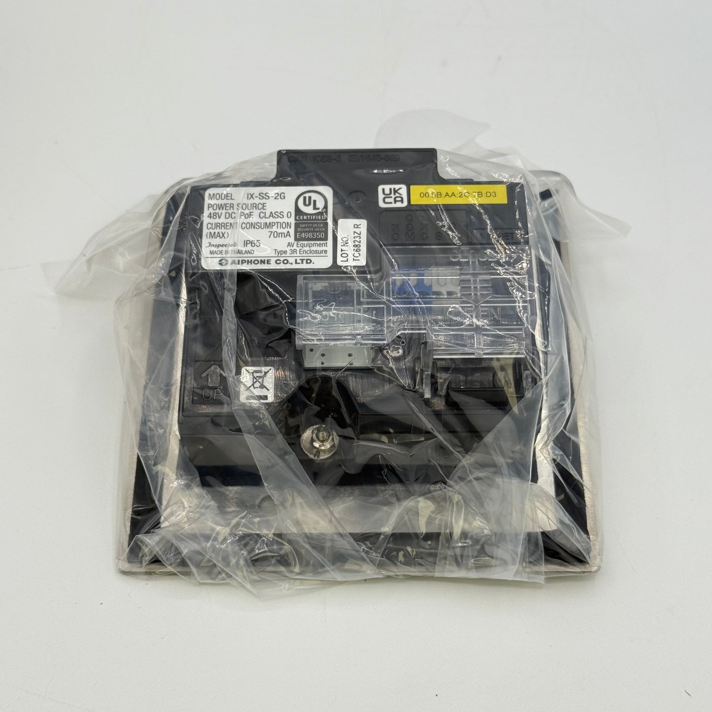 New AiPhone SIP Compatible Flush Mounted IP Audio Door Station IX-SS-2G