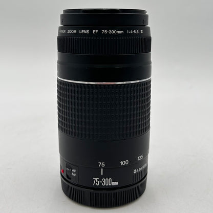Canon EF Telephoto Lens 75-300mm f/4.5-5.6 III Zoom Lens