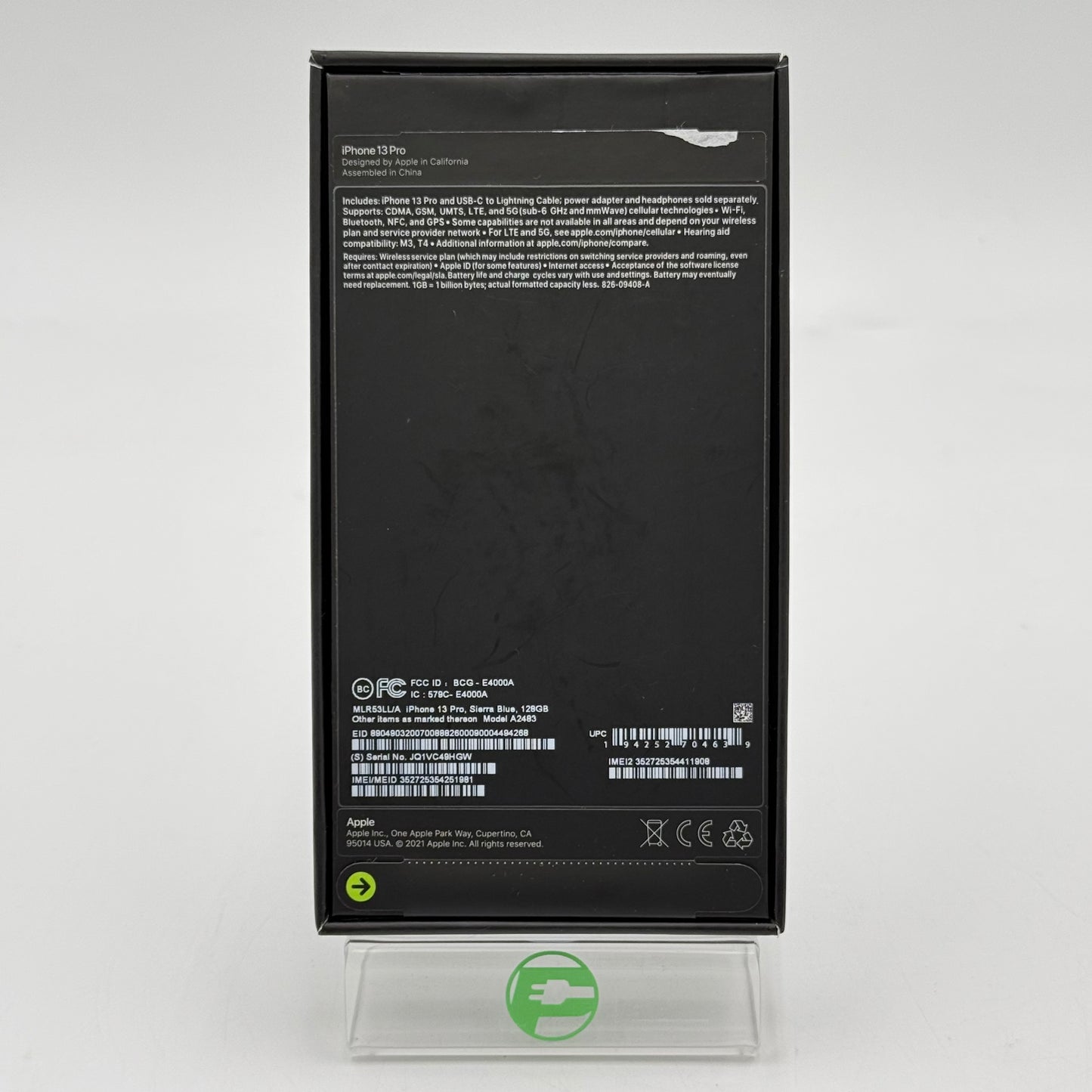 New Factory Unlocked Apple iPhone 13 Pro 128GB Sierra Blue MLR53LL/A