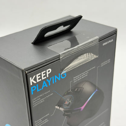 New Logitech G502 X Plus Lightspeed MR0089 Wireless Gaming Mouse Black