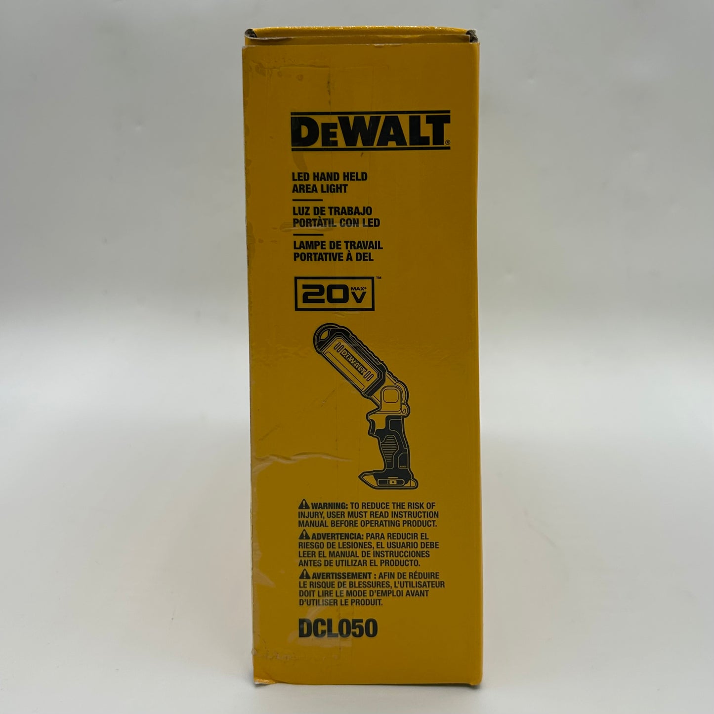 New DeWalt DCL050 20V MAX Led Hand Held Area Light