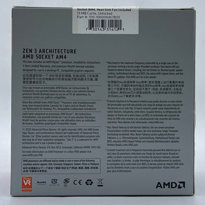 New AMD Ryzen 5 5500 3.60GHz 6 Core 100-100000457BOX 12 Thread AM4
