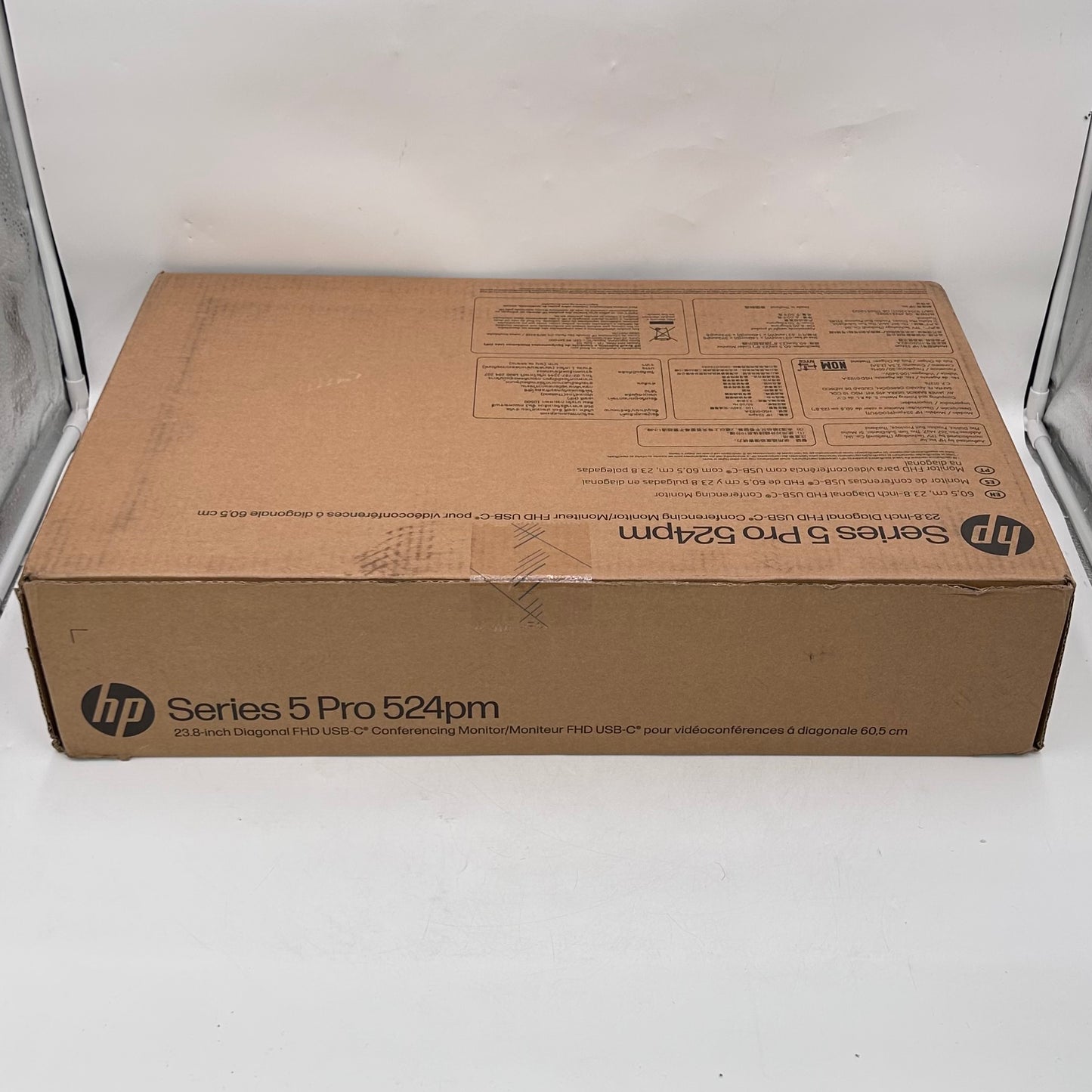 New HP 23.8" Series 5 Pro 524pm FHD LCD IPS USB-C Conferencing Monitor