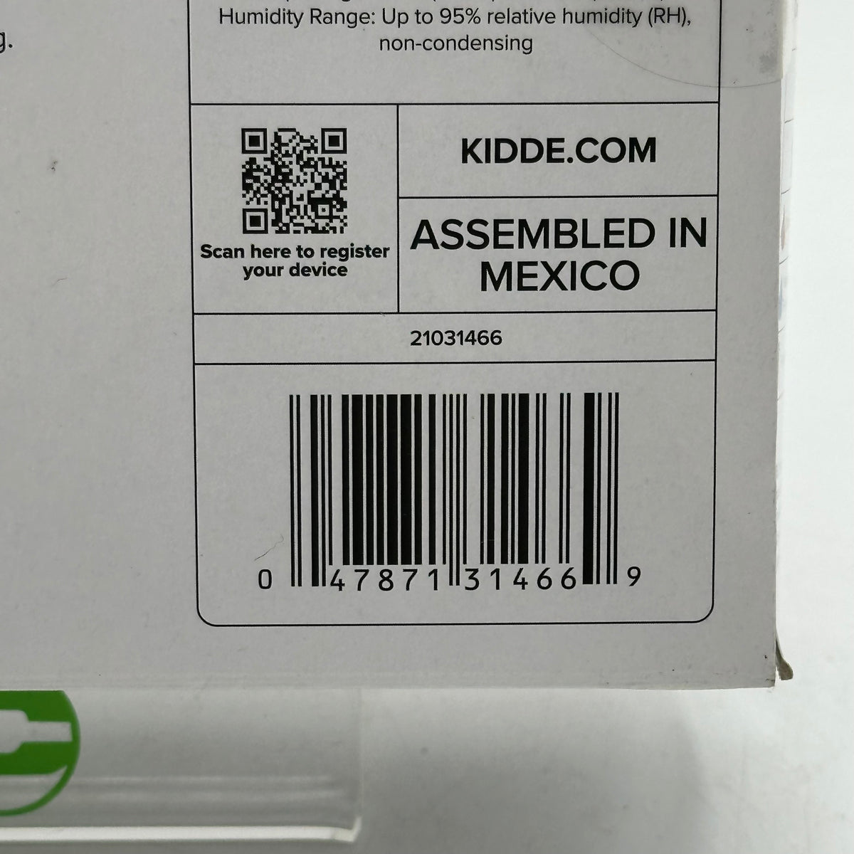 New Kidde Smoke Alarm 20SD10