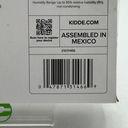 New Kidde Smoke Alarm 20SD10