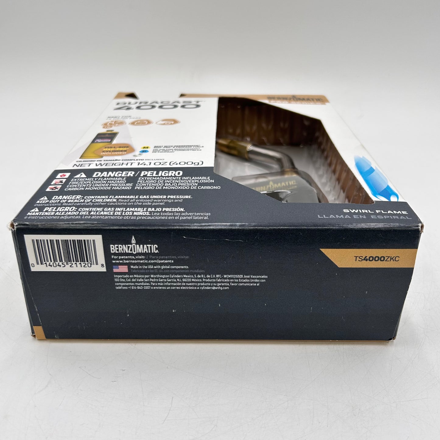 New Bernzomatic Duracast 4000 Pro Series Torch Kit  TS4000ZKC