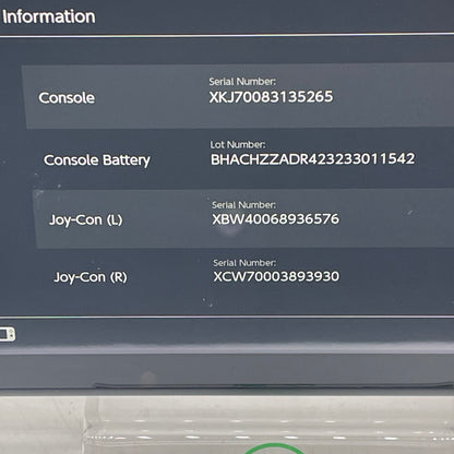 Nintendo Switch v2 Console Gaming System HAC-001(-01) Green/Gray