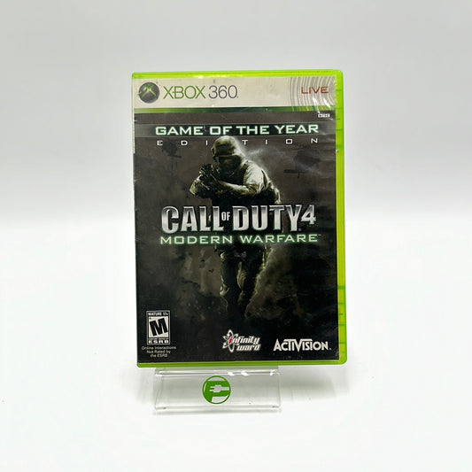 Call of Duty 4 Modern Warfare [Game of the Year]  (Microsoft Xbox 360,  2008)