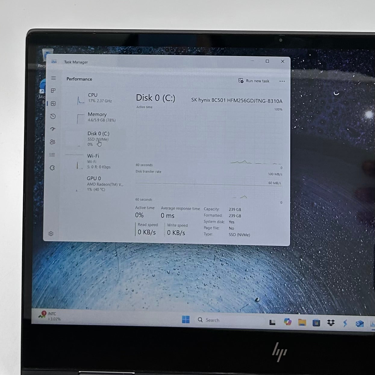 HP Envy x360 15M-DS0011DX 15.6" Ryzen 5 3500U 2.1GHz 8GB RAM 256GB SSD