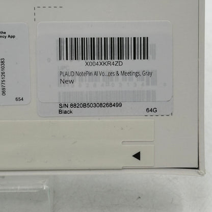 New Plaud NotePin S Wearable AI Note Taker PN0210