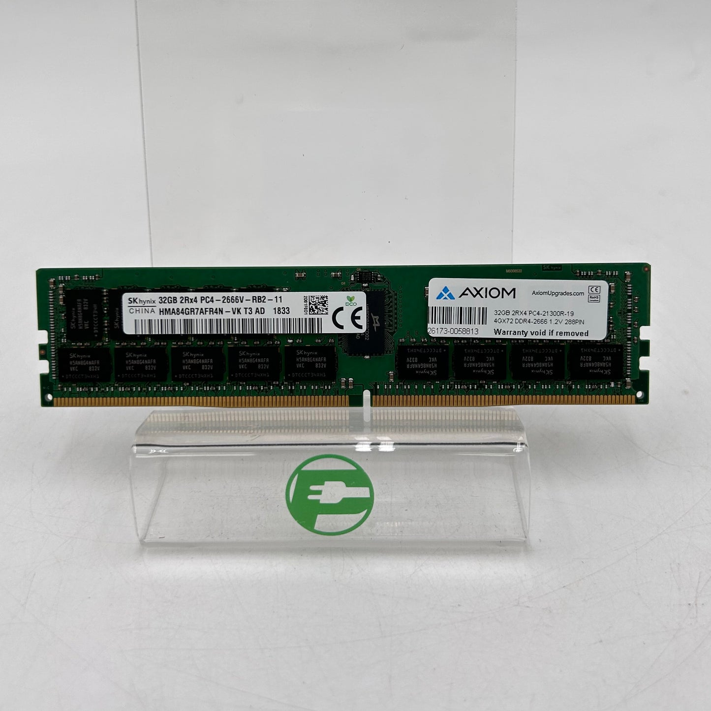 Axiom 1XD86AA-AX 32GB (1x32GB) RAM DDR4 2666MHz HMA84GR7AFR4N-VK ECC Registered