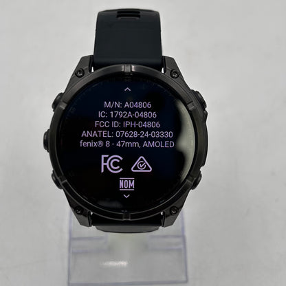 Garmin Fenix 8 47mm Multisport GPS Smart Watch A04806 Amoled