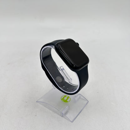 Unlocked Apple Watch SE 2nd Gen 44MM Midnight Aluminum Black Band MA9L4LL/A