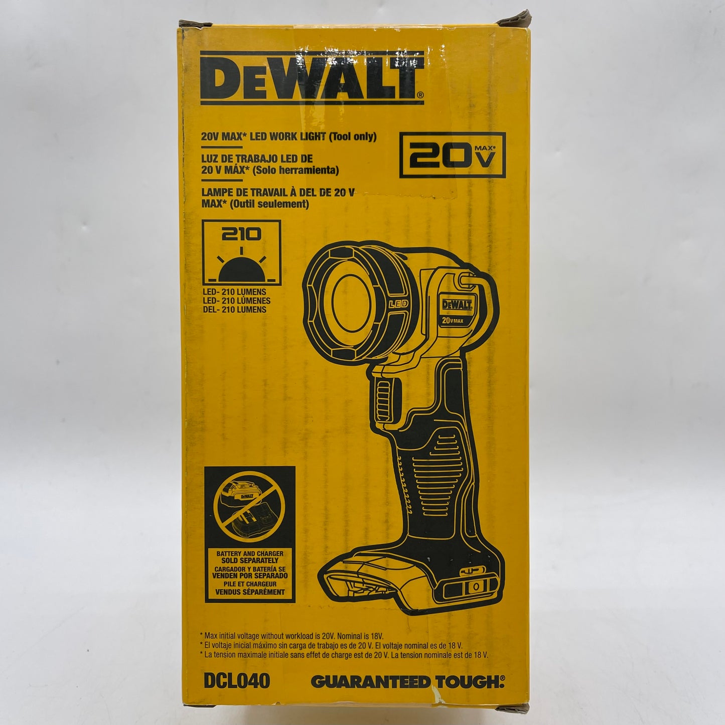 New DeWalt DCL040 20V MAX LED Portable Work Light