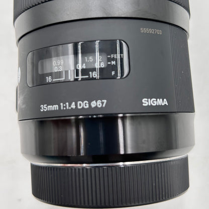 Sigma Art Lens 35mm f/1.4 DG HSM For Canon EF Mount Fixed/Prime Lens