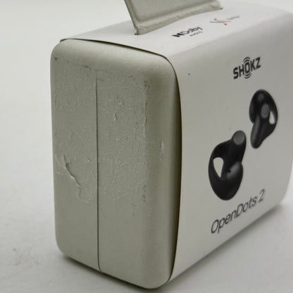 New Shokz OpenDots 2 Open Ear True Wireless Earbuds Black E320