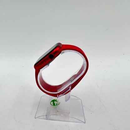 GPS Only Apple Watch Series 9 45MM Red Aluminum A2980 & Sports Band