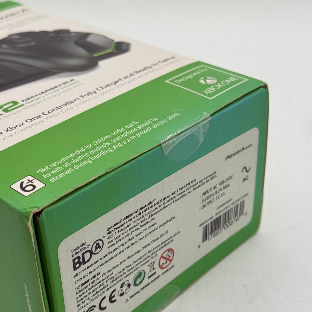 New PowerA Charging Station For Xbox One Black