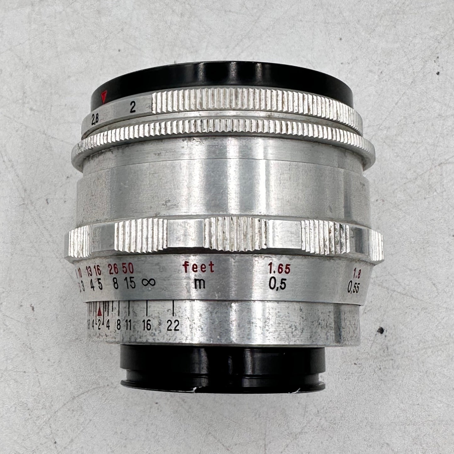 Carl Zeiss Jena Biotar Red T 49mm f/2.0 12-Blades Exakta Mount