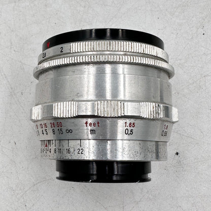 Carl Zeiss Jena Biotar Red T 49mm f/2.0 12-Blades Exakta Mount