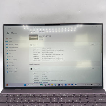 Dell XPS 9315 13.4" i7-1250U 1.1GHz 16GB RAM 512GB SSD