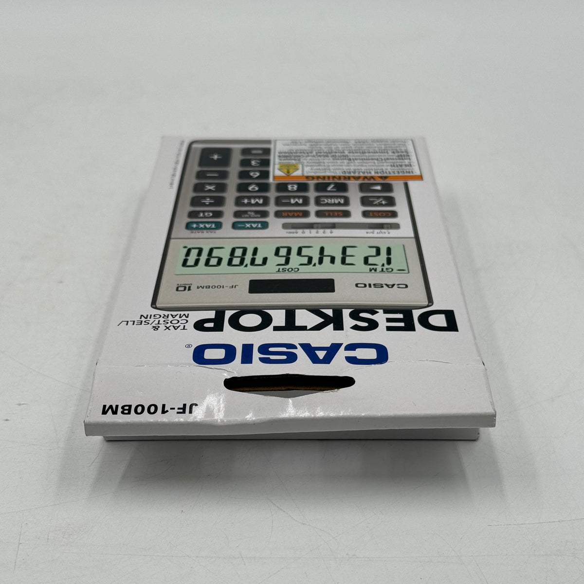 New Casio JF-100BM Solar/Battery-Powered Calculator