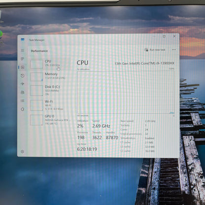 Lenovo LEGION PRO 7 16" i9-13900HX 2.2GHz 32GB RAM 1TB GeForce RTX 4080 Hard Press Keyboard