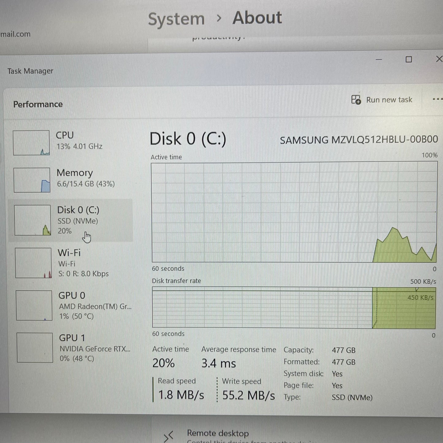Asus TUF A15 15.6" Ryzen 7 4800H 2.9GHz 16GB RAM 512GB SSD GeForce RTX 3050