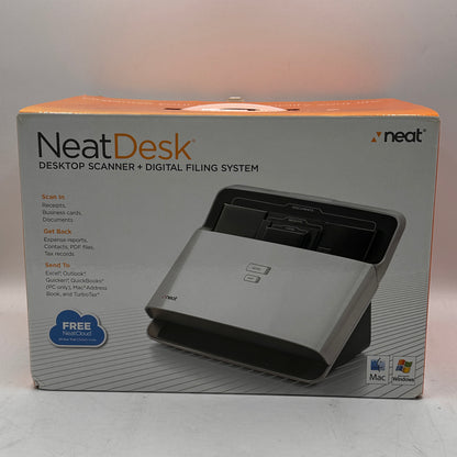 New NeatDesk Desktop Scanner  + Digital Filing System Ub40842