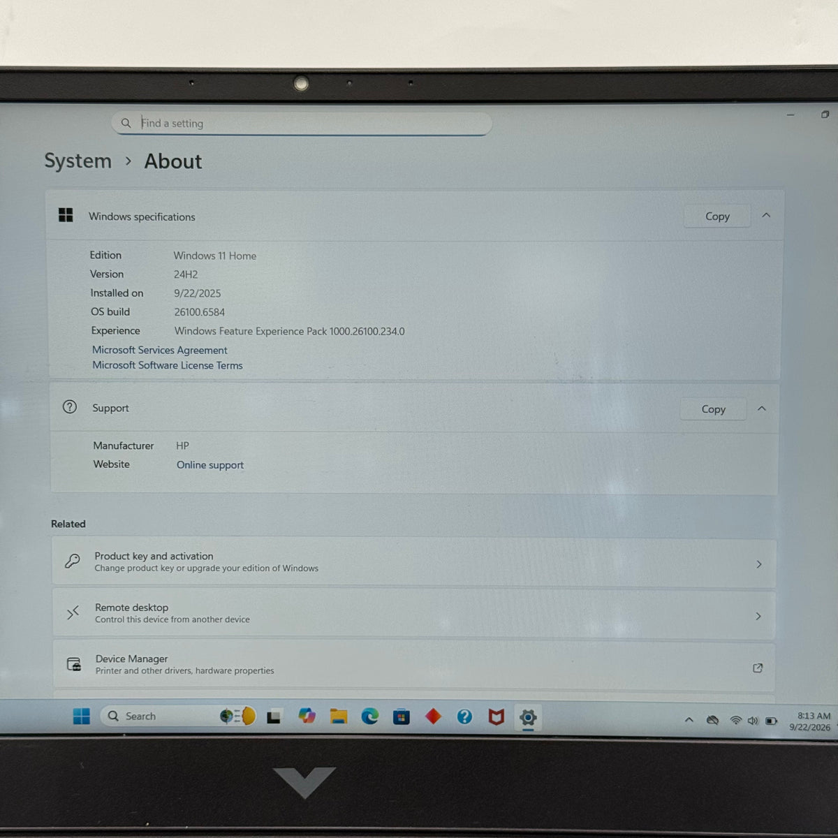 HP Victus 15.6" i7 2.3GHz 16GB RAM 512GB SSD GeForce RTX 3050 Ti READ
