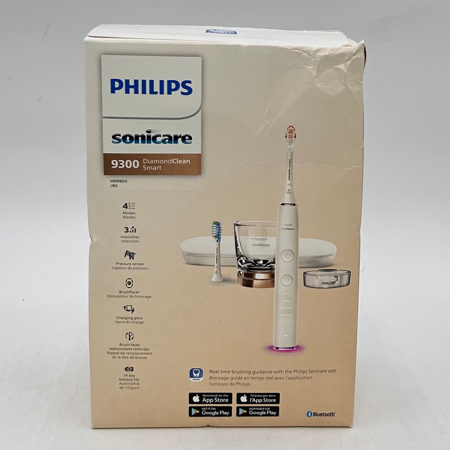 New Philips Sonicare  9300 Diamond Clean Smart Electric Toothbrush HX9903/65