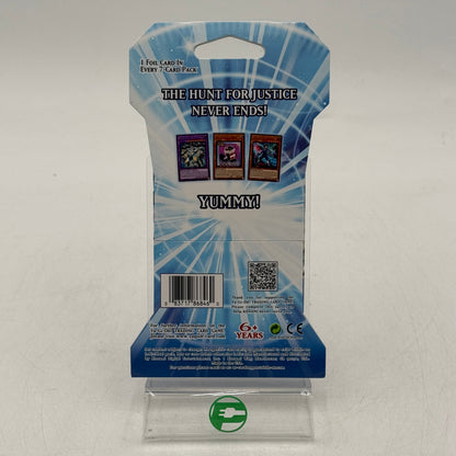 New Yui-Gi-Oh! Justice Hunters Sleeved Booster Pack 1st Edition