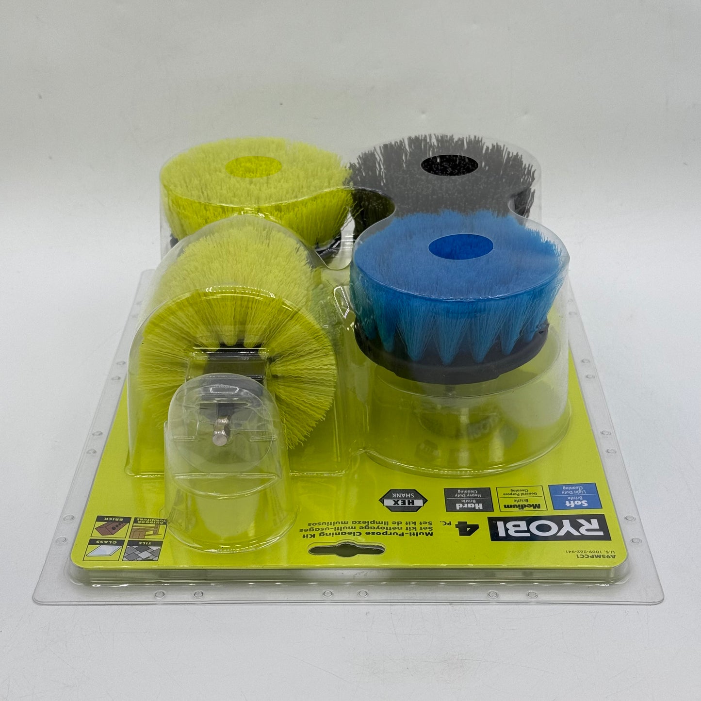 New Ryobi A95MPCC1 4 Piece Multi-Purpose Cleaning Kit