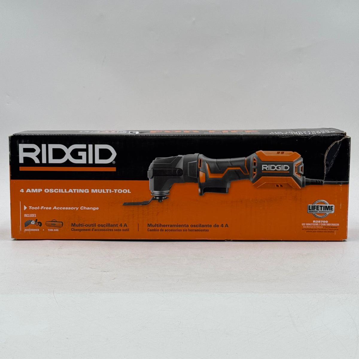New Rigid R28700 120V 4 AMP Oscillating Multi-Tool