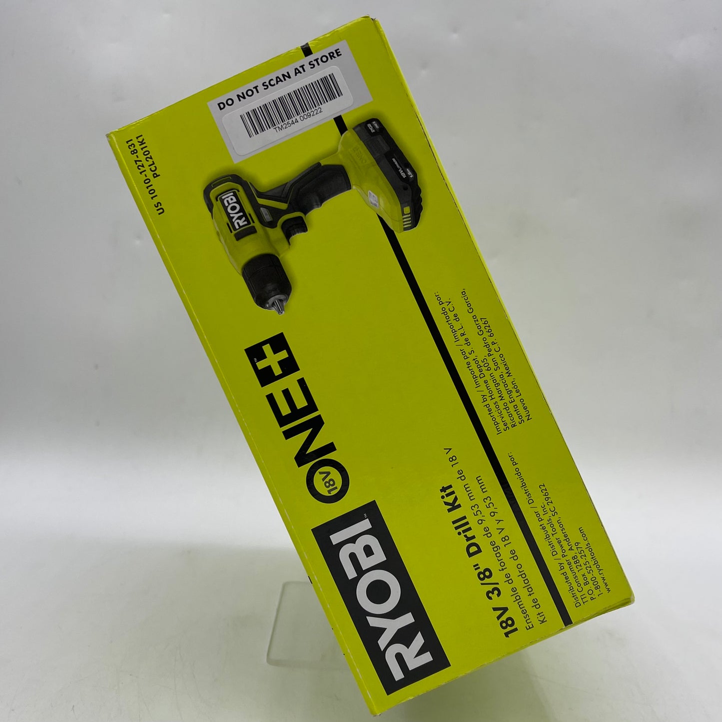 New Ryobi PCL201K1 18V 3/8" Drill Kit