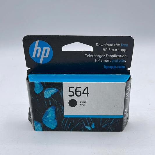 New HP 564 Black Noir Ink Cartridge CB316WN