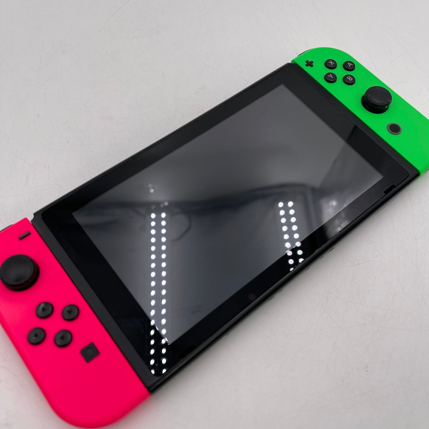 Nintendo Switch v1 Console Gaming System HAC-001 Pink/Green
