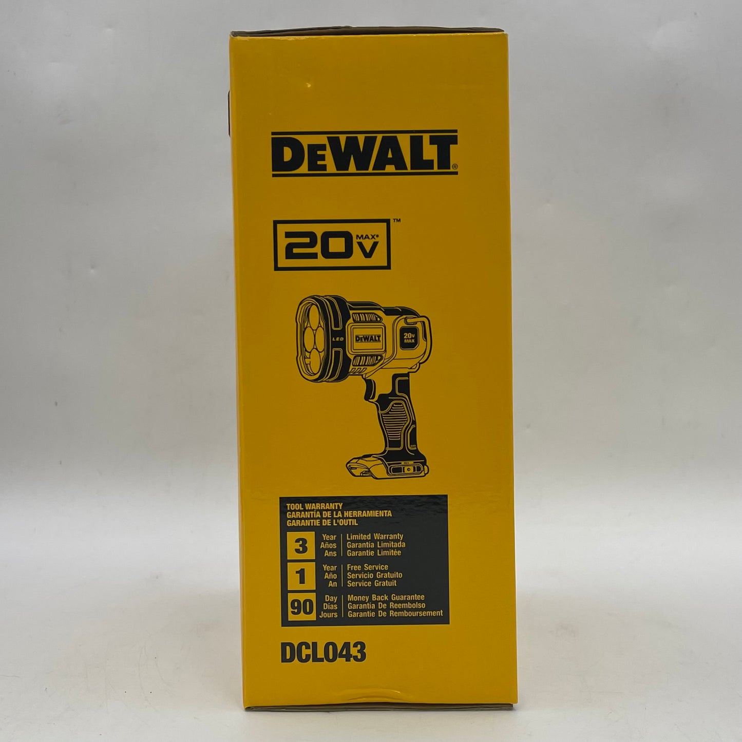 New DeWalt DCL043 20V MAX Jobsite Led Spotlight