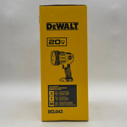 New DeWalt DCL043 20V MAX Jobsite Led Spotlight