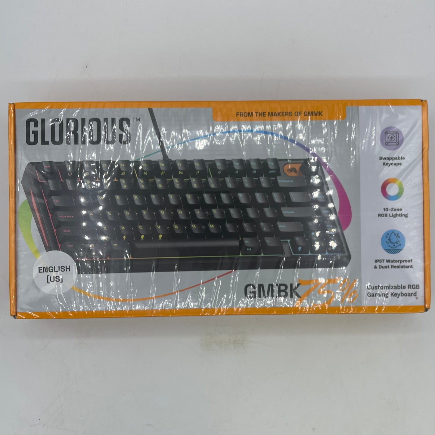 New Glorious GMBK 75% Wired RGB Gaming Keyboard