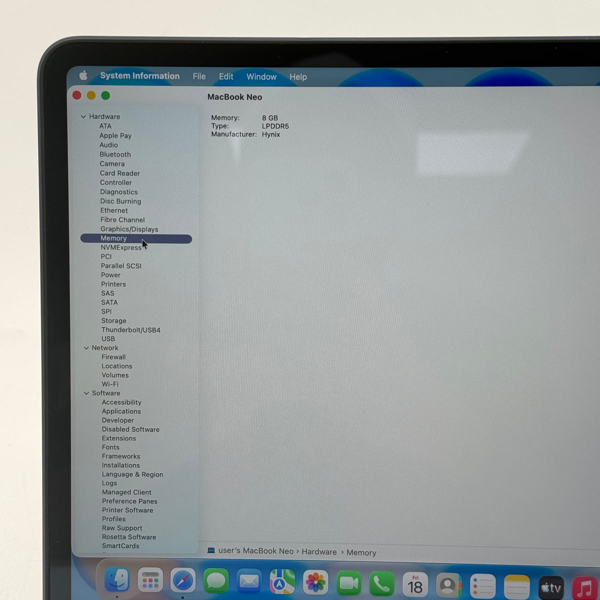 2026 Apple MacBook Neo 13" A18 Pro 5C GPU 4.0GHz 8GB RAM 256GB SSD MHFF4LL/A