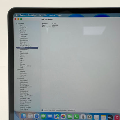 2026 Apple MacBook Neo 13" A18 Pro 5C GPU 4.0GHz 8GB RAM 256GB SSD MHFF4LL/A