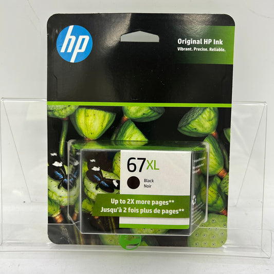 New HP 67XL 3YM57AN Black Noir Ink Cartridge