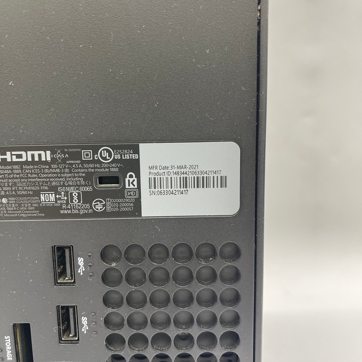 Microsoft Xbox Series X 1TB Console Gaming System Only Carbon Black 1882