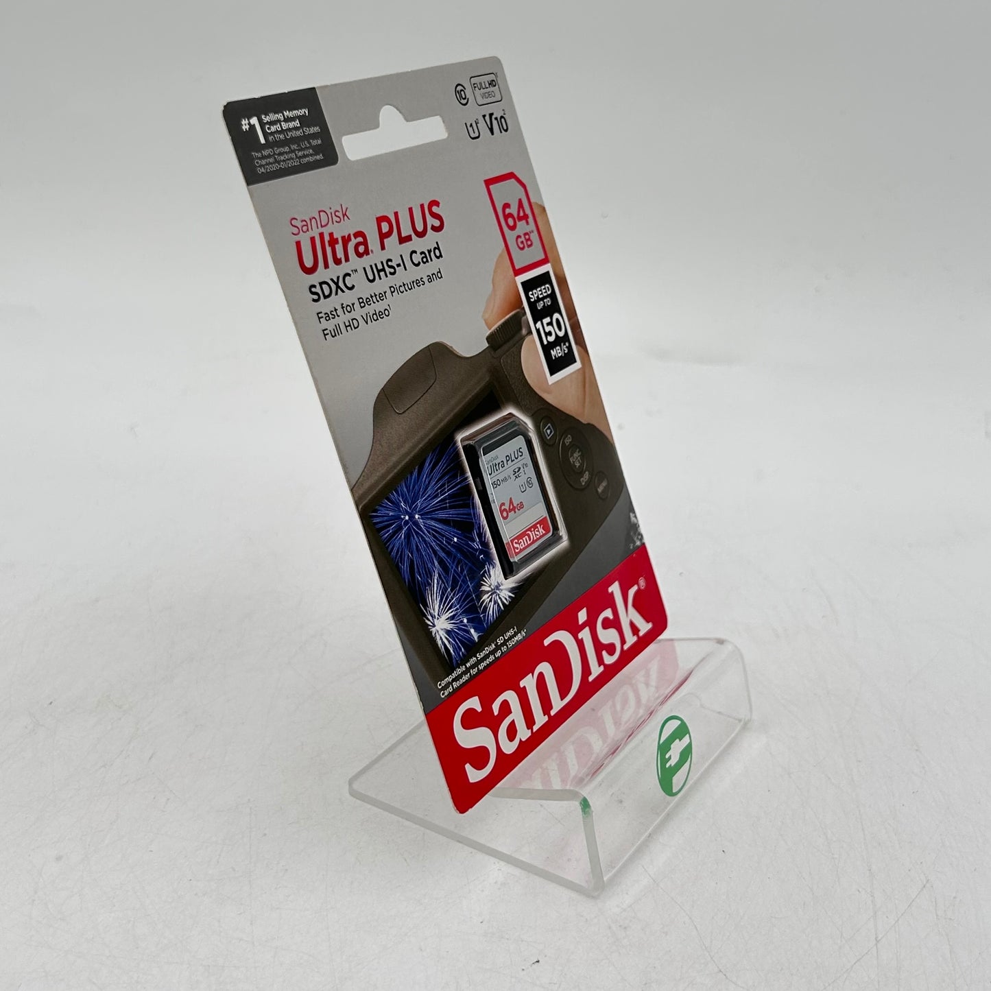 New SanDisk Ultra Plus 64GB 150MB/s E150 SDXC Card HD SDSDUWC-064G-AP6IN