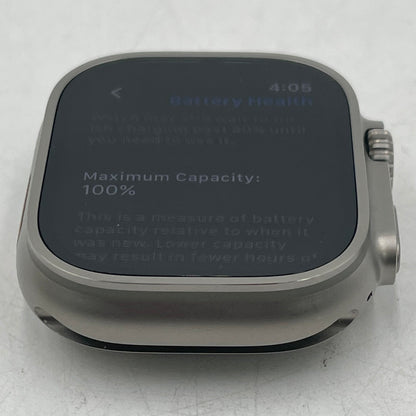 Unlocked Apple Watch Ultra 2 49MM Natural Titanium MRF23LL/A